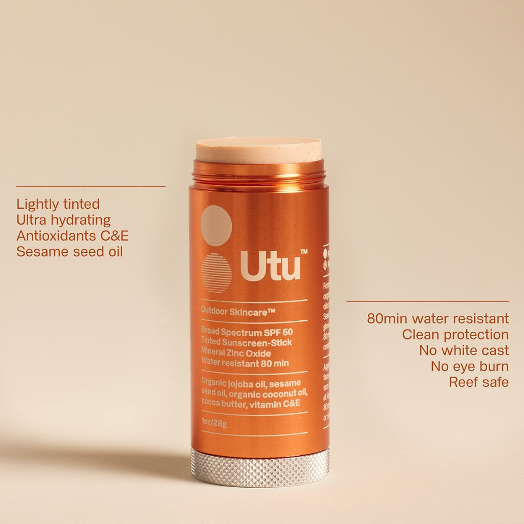 Broad Spectrum SPF 50 Stick | Tinted Mineral Sunscreen Stick for Face